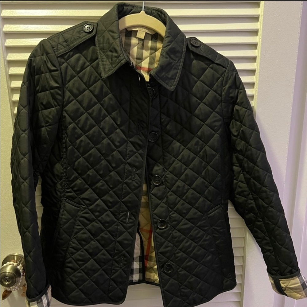 Burberry quilted jacket